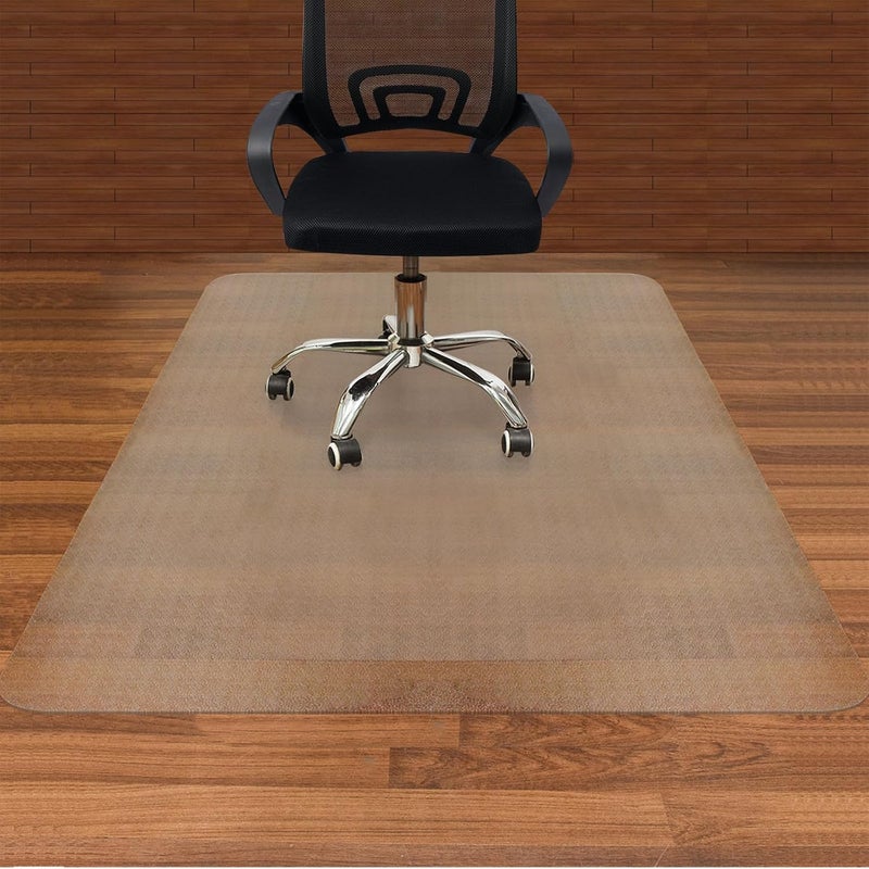 AiBOB Office Chair Mat for Hardwood Floor, 50 X 62 inches, Hard Floor Chair Mats Under Computer Desk, Easy Glide for Rolling Chairs, No Curling - Image 1